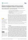 Research paper thumbnail of Corporate Social Responsibility and Proenvironmental Behaviour in Employees: Evidence in Acapulco, Mexico