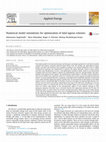 Research paper thumbnail of Numerical model simulations for optimisation of tidal lagoon schemes