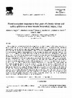 Research paper thumbnail of Forest ecosystem response to four years of chronic nitrate and sulfate additions at Bear Brooks Watershed, Maine, USA