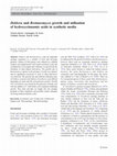 Dekkera and Brettanomyces growth and utilisation of hydroxycinnamic acids in synthetic media Cover Page