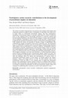 Research paper thumbnail of Participatory action research: contributions to the development of practitioner inquiry in education