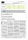 Research paper thumbnail of Manuel Barrese, Roma unitaria: immobilismo? No, recupero del Rinascimento