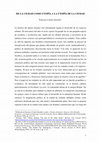 Research paper thumbnail of De la ciudad como utopía a la utopía de la ciudad