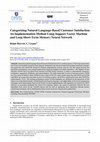 Research paper thumbnail of Categorizing Natural Language-Based Customer Satisfaction: An Implementation Method Using Support Vector Machine and Long Short-Term Memory Neural Network