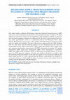 Research paper thumbnail of Delineating supply chain management (SCM) features in construction project delivery: The Nigerian case