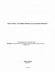 Research paper thumbnail of Écrire l'intime : une tradition féminine ou une révolution féministe