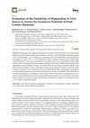 Evaluation of the Suitability of Mammalian In Vitro Assays to Assess the Genotoxic Potential of Food Contact Materials Cover Page