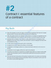 2. Contract I: essential features of a contract Cover Page