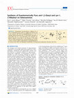 Research paper thumbnail of ChemInform Abstract: Synthesis of Enantiomerically Pure anti-1,2-Diaryl and syn-1, 2-Alkylaryl vic-Selenoamines