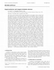 Research paper thumbnail of Superconductor and magnet levitation devices