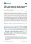 Research paper thumbnail of Positive Youth Religious and Spiritual Development: What We Have Learned from Religious Families