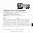 Violencias en la televisión ecuatoriana: Acuerdos sociales y compromisos éticos Cover Page