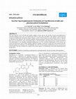 Ion-pair spectrophotometric estimation of ciprofloxacin in bulk and pharmaceutical formulations Cover Page