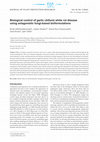 Research paper thumbnail of Biological control of garlic (Allium) white rot disease using antagonistic fungi-based bioformulations