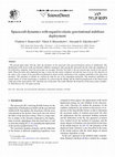 Research paper thumbnail of Spacecraft dynamics with regard to elastic gravitational stabilizer deployment