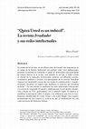 Research paper thumbnail of ”Quizá Usted es un imbécil” La revista Irradiador y sus redes intelectuales