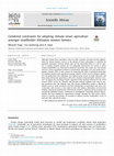 Research paper thumbnail of Gendered Constraints for Adopting Climate-smart Agriculture amongst Smallholder Ethiopian Women Farmers