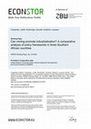 Can Mining Promote Industrialization? A Comparative Analysis of Policy Frameworks in Three Southern African Countries Cover Page