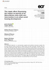 Research paper thumbnail of The ripple effect: Examining the impact on parents of an Abecedarian early child care intervention in an urban social housing development