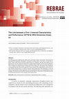 The Link between a Firm´s Internal Characteristics  and Performance: GPTW & VRIO Dimension Analysis Cover Page