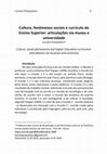 Research paper thumbnail of Pasqualucci, Luciana Cultura, fenômenos sociais e currículo do Ensino Superior