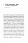 Research paper thumbnail of Israeli conception of ‘peace’ as indirect colonial rule