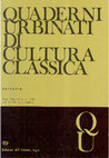 Research paper thumbnail of A proposito di uno studio recente sulla donna e la morte nella tragedia,«QUCC» n.s. 30, 1988, pp. 139-142