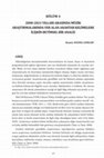 Research paper thumbnail of 2000-2021 YILLARI ARASINDA MÜZİK ARAŞTIRMALARINDA YER ALAN ANAHTAR KELİMELERE İLİŞKİN BETİMSEL BİR ANALİZ