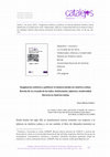 Research paper thumbnail of Imaginarios estéticos y políticos: la infancia desde/en América Latina. Reseña de La cruzada de los niños. Intelectuales, infancia y modernidad literaria en América Latina