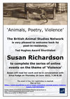 Research paper thumbnail of British Animal Studies Network / Susan Richardson Poetry Reading and Conversation