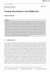 Research paper thumbnail of Framing Sectarianism in the Middle East