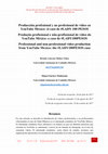 Research paper thumbnail of Producción profesional y no profesional de video en  YouTube México: el caso de #LADY 100 PESOS