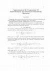 Research paper thumbnail of Approximation by composition of Szăsz-Mirakyan and Durrmeyer-Chlodowsky operators