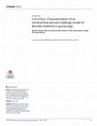 Research paper thumbnail of Correction: Characterization of an intratracheal aerosol challenge model of Brucella melitensis in guinea pigs