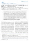 Research paper thumbnail of Bacillus anthracis Sterne Strain 34f2 Vaccine Antibody Dose Response by Subcutaneous and Oral Administration