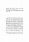 Research paper thumbnail of Analysis of the life insurer's solvency in whole life annuities using fuzzy parameters