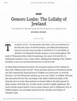 Research paper thumbnail of Daniel Boyarin, “Gemoro Loshn: The Lullaby of Jewland,” Tablet Magazine (16 July 2021)