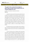 Research paper thumbnail of The spirit of the covid and the strength of gatherings amongst Guarani people within the Jaraguá Indigenous Land