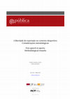 Research paper thumbnail of A liberdade de expressão no contexto desportivo: Considerações metodológicas / Free speech in sports: Methodological remarks