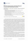 Research paper thumbnail of 5G-V2X Communications and Networking for Connected and Autonomous Vehicles