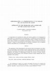 Research paper thumbnail of Aproximación a la problemática y el paisaje de las salinas de Gades