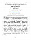 Research paper thumbnail of South African residential electricity price increases between 2013 and 2020: An online desktop study Working paper BRS/2021/003