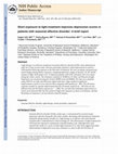 Short exposure to light treatment improves depression scores in patients with seasonal affective disorder: A brief report Cover Page