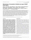 Research paper thumbnail of Mechanism of translation inhibition by type II GNAT toxin AtaT2