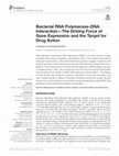 Research paper thumbnail of Bacterial RNA Polymerase-DNA Interaction—The Driving Force of Gene Expression and the Target for Drug Action