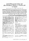 Research paper thumbnail of Eyelid movements before and after botulinum therapy in patients with lid spasm