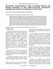 Formulation, Characterization, Study of Swelling Kinetics and Network Parameters of Poly (MA-co-VA-co-AA) Terpolymeric Hydrogels with Various Concentrations of Acrylic Acid Cover Page