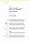 Research paper thumbnail of Da Fonética à Fonologia: conquistas teóricas e metodológicas