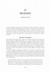 Research paper thumbnail of "Religion" in Routledge History of American Sexuality