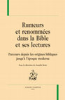 Jésus bénéficiaire et victime de la rumeur Cover Page